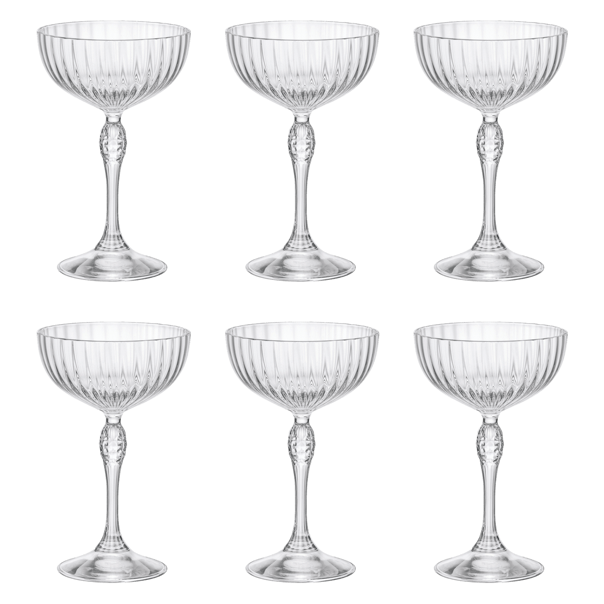 Bormioli Rocco America'20S Champagneglas / Coupe 22 Cl - 6 Stuks - Glazen.nl