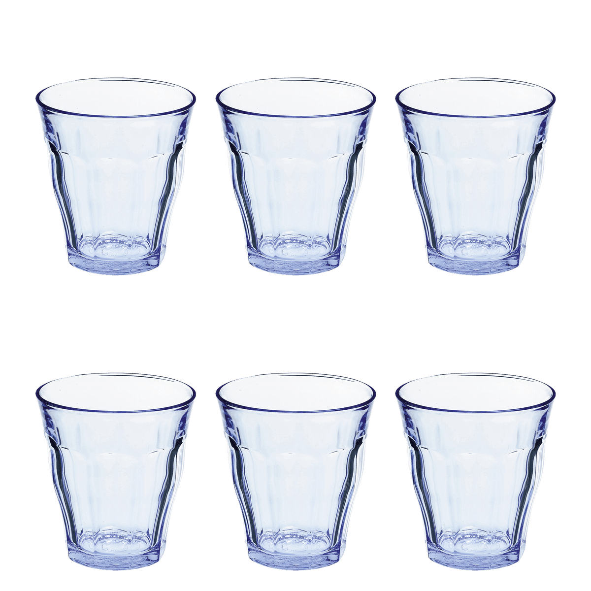 Duralex Picardie Tumbler 22 Cl Marine - 6 Stuks - Glazen.nl