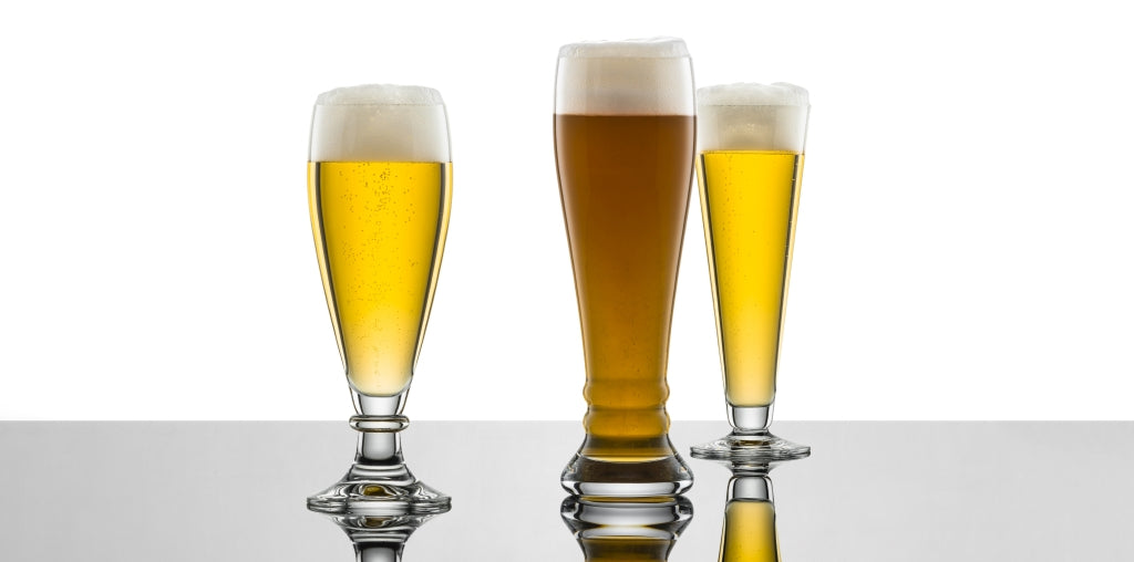 Schott Zwiesel Beer Basic Bavaria – szklanki do piwa typu witbier 50 cl z podziałką – 4 sztuki