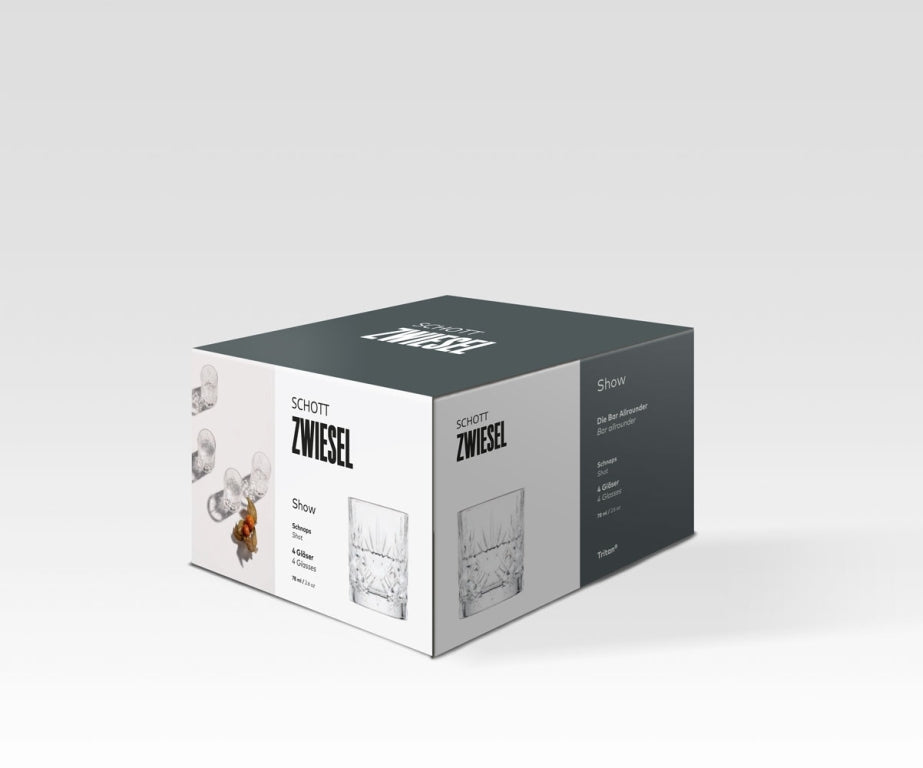 Schott Zwiesel Show kieliszki do borrel 7,8 cl – 4 sztuki