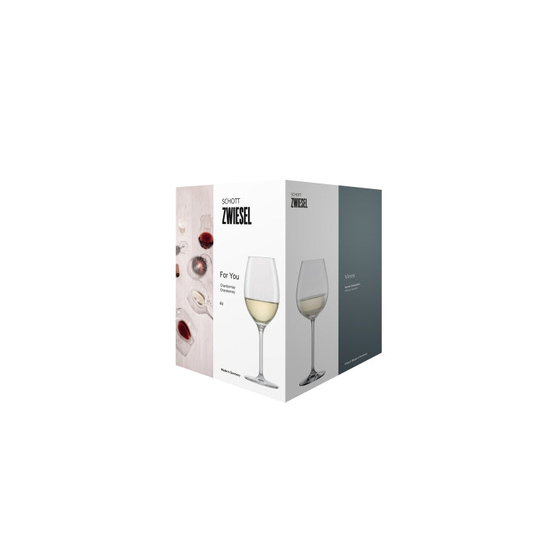 Schott Zwiesel For You Białe kieliszki do wina 36,8 Cl – 4 sztuki