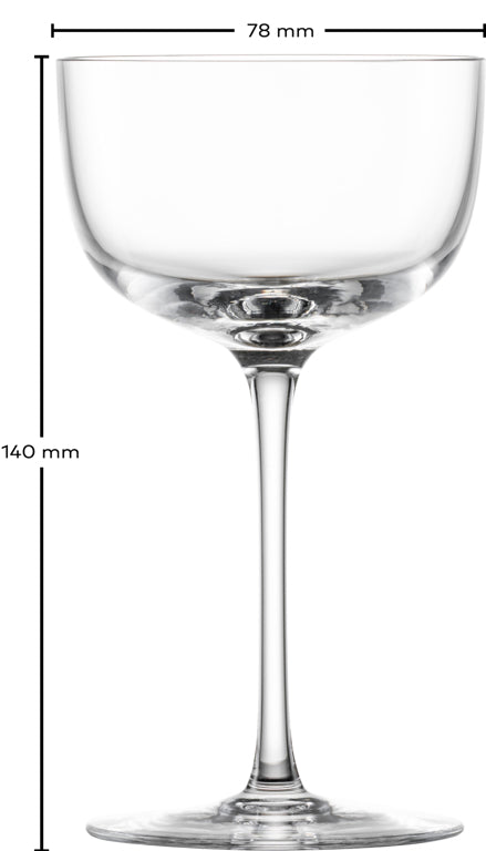 Zwiesel Glas Tone kieliszek koktajlowy coupe mały 17 cl z punktem do musowania – 4 sztuki