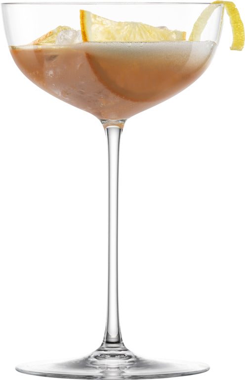Duże kieliszki koktajlowe Zwiesel Glas Tone 24,6 cl z punktem do musowania – 4 sztuki