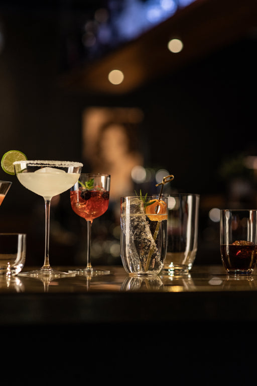 Duże kieliszki koktajlowe Zwiesel Glas Tone 24,6 cl z punktem do musowania – 4 sztuki