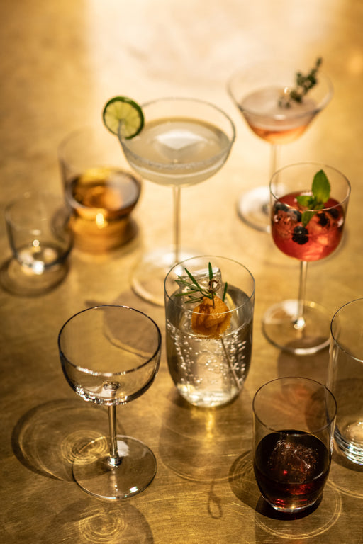 Duże kieliszki koktajlowe Zwiesel Glas Tone 24,6 cl z punktem do musowania – 4 sztuki
