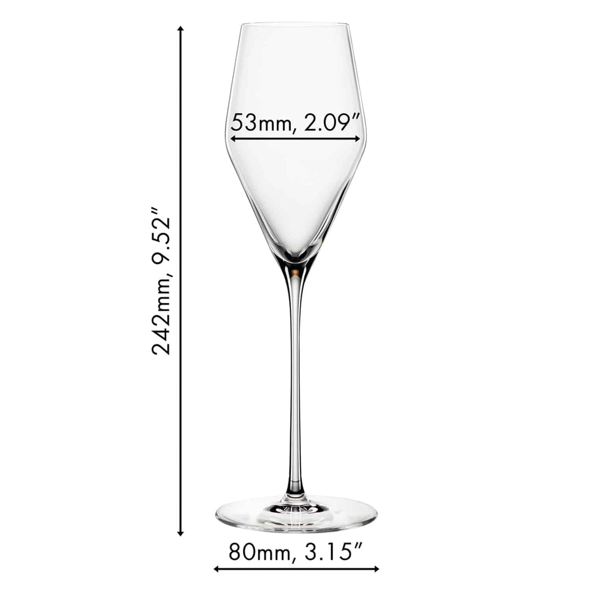Spiegelau Definition Champagneglas / Flute 25 Cl - 6 Stuks - Glazen.nl