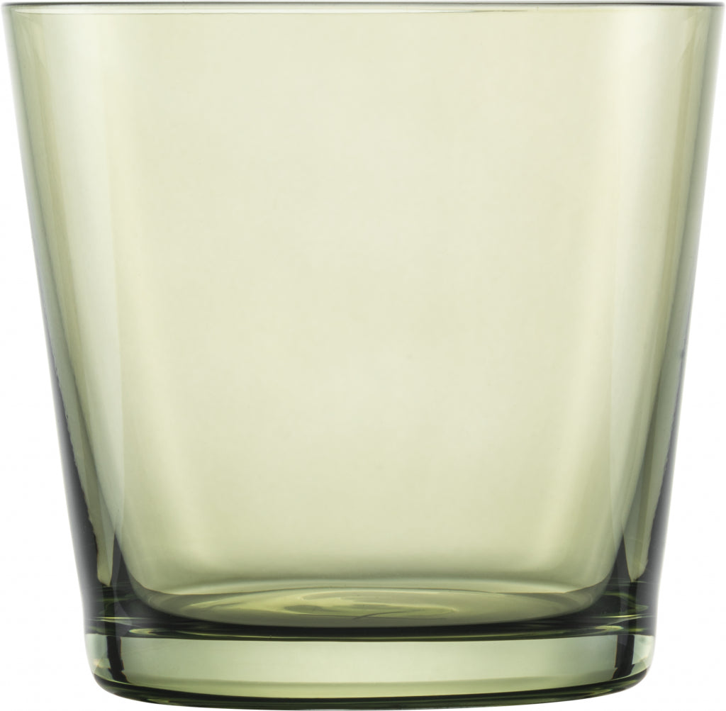 Zwiesel Glas Together szklanki do wody 36,7 cl, oliwkowozielone – 4 sztuki