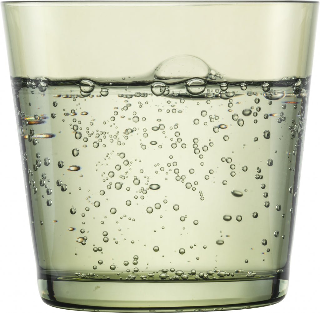 Zwiesel Glas Together szklanki do wody 36,7 cl, oliwkowozielone – 4 sztuki