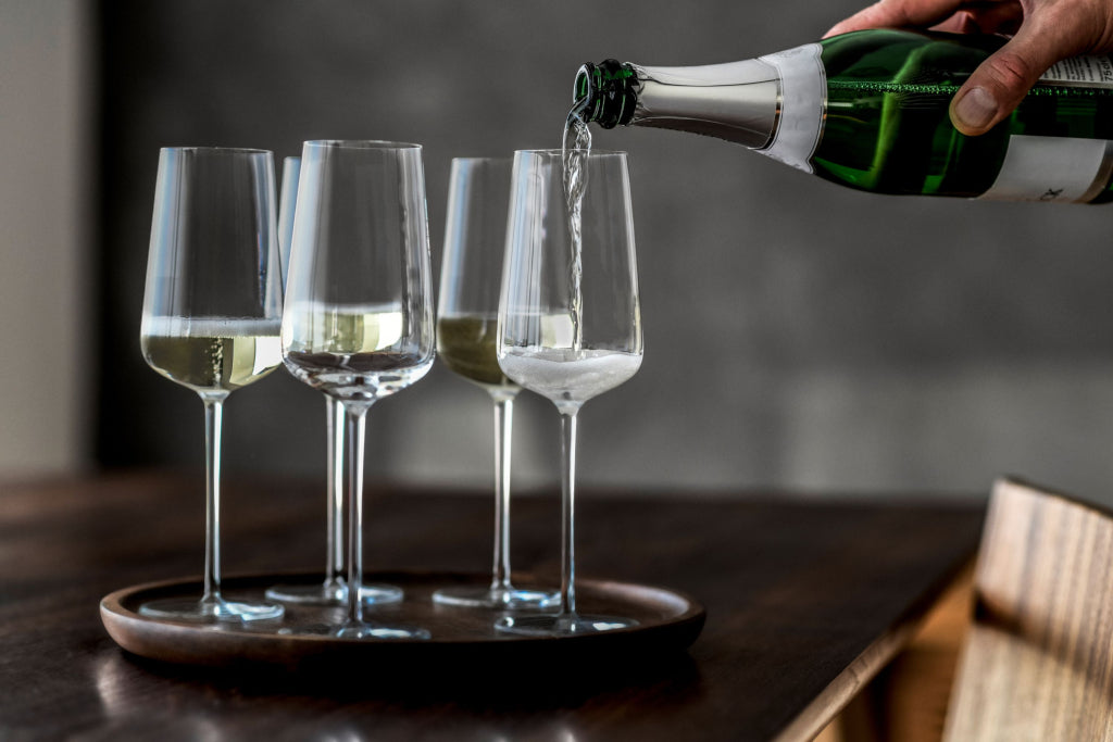 Zwiesel Glas Vervino Champagne Glass 34.8 Cl with Effervescence Point in Gift Packaging - 2 Pieces