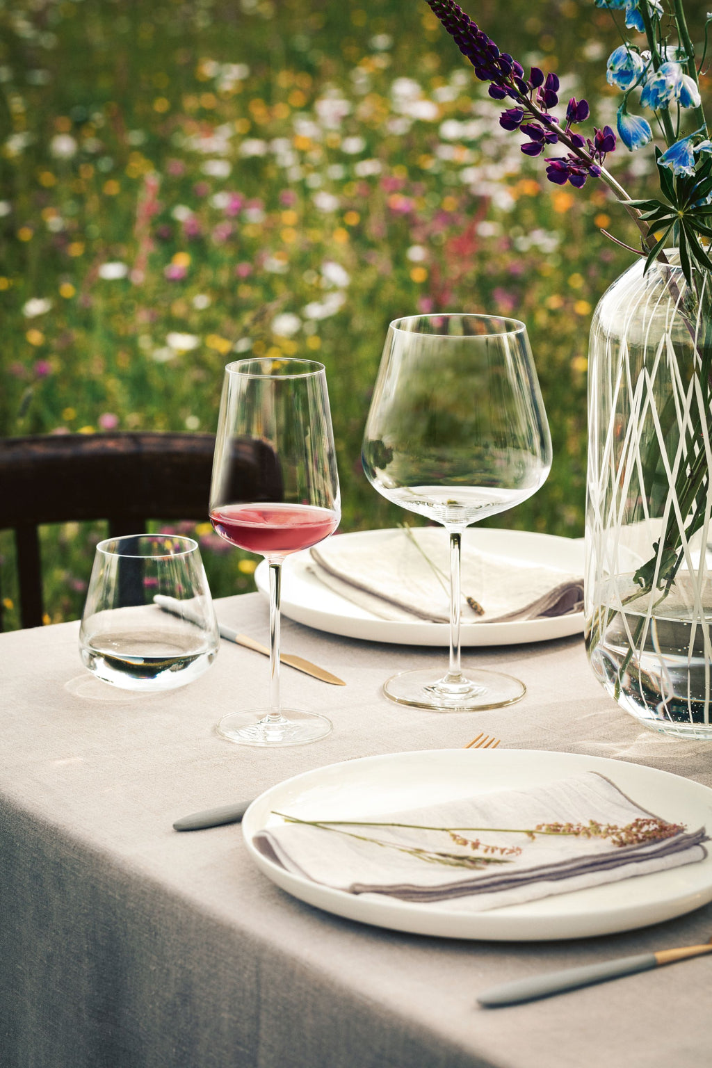 Zwiesel Glas Vervino Water Glass 39,8 Cl with Measuring Mark - 4 Pieces