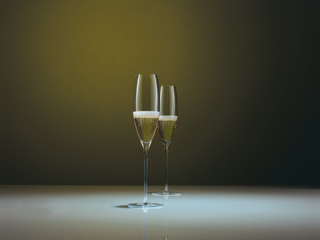 Zwiesel Glas Vinody Champagne Glass 21.4 Cl with Effervescence Point - 6 Pieces