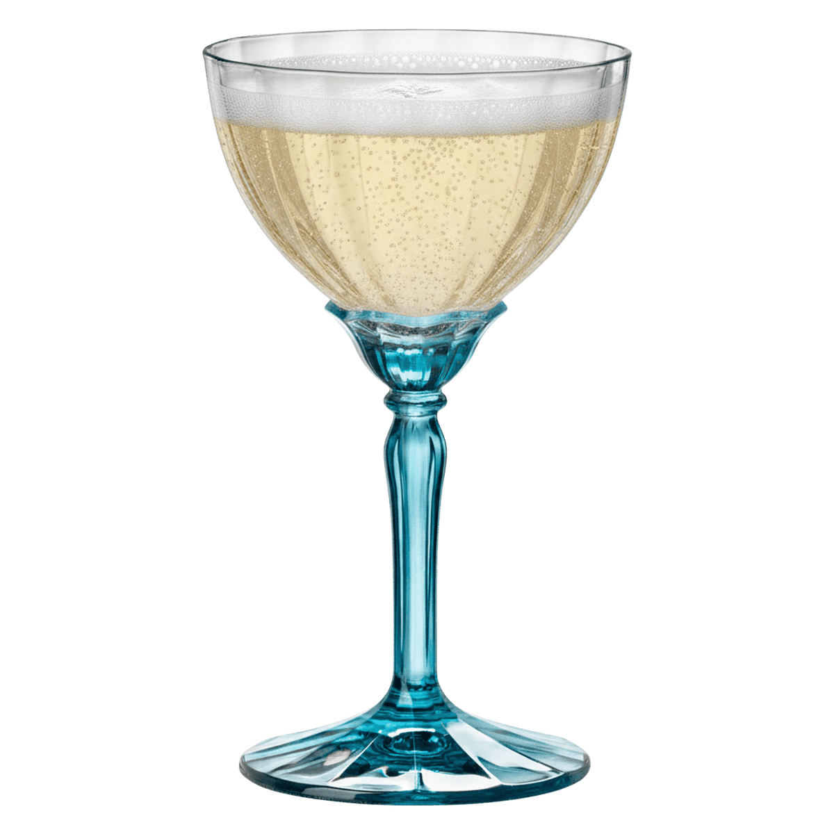 Bormioli Rocco Florian Champagneglas / Coupe 24 Cl Licht Blauw - 4 Stuks - Glazen.nl