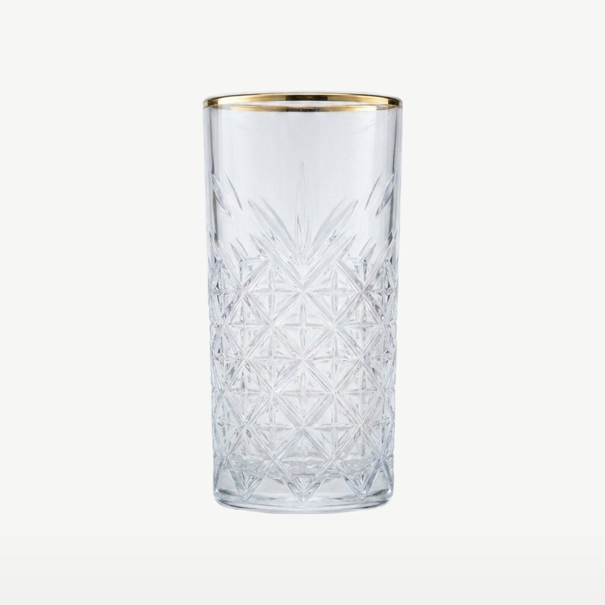 Pasabahce Timeless Longdrinkglas 45 Cl Gouden Rand - Glazen.nl
