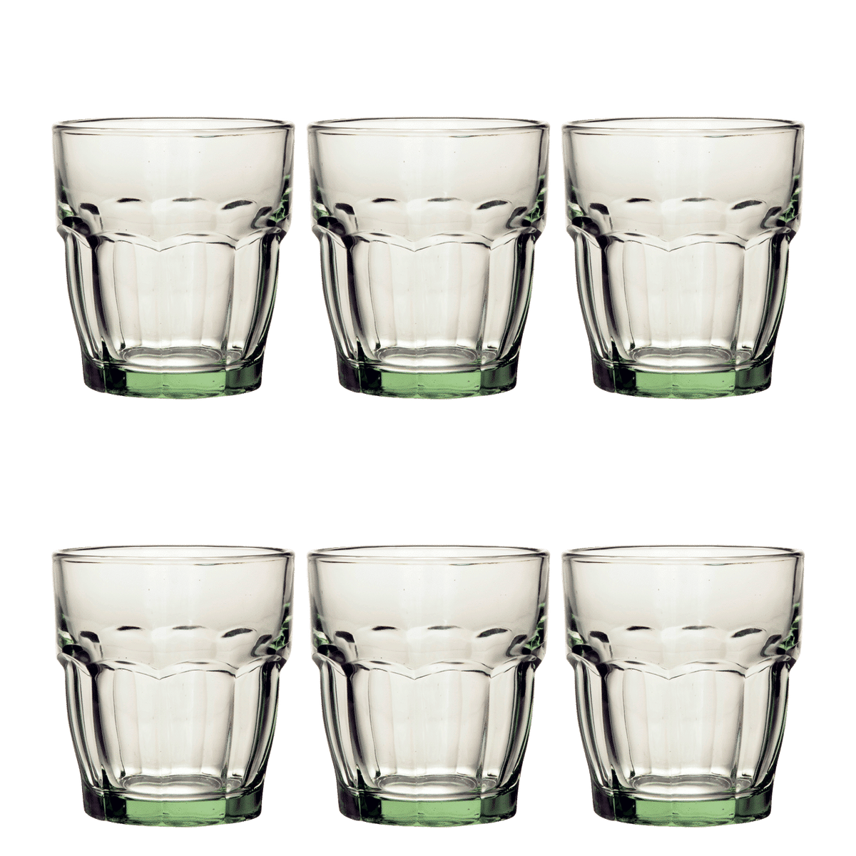 Bormioli Rocco Rock Bar Tumbler 27 Cl Groen - 6 Stuks - Glazen.nl