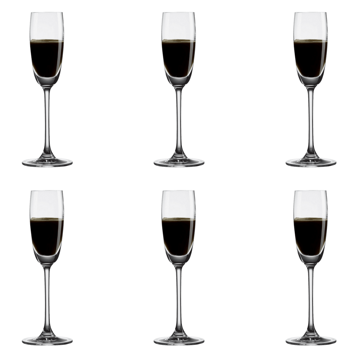 Nude Glass Pure Grappaglas 8 Cl - 6 Stuks - Glazen.nl