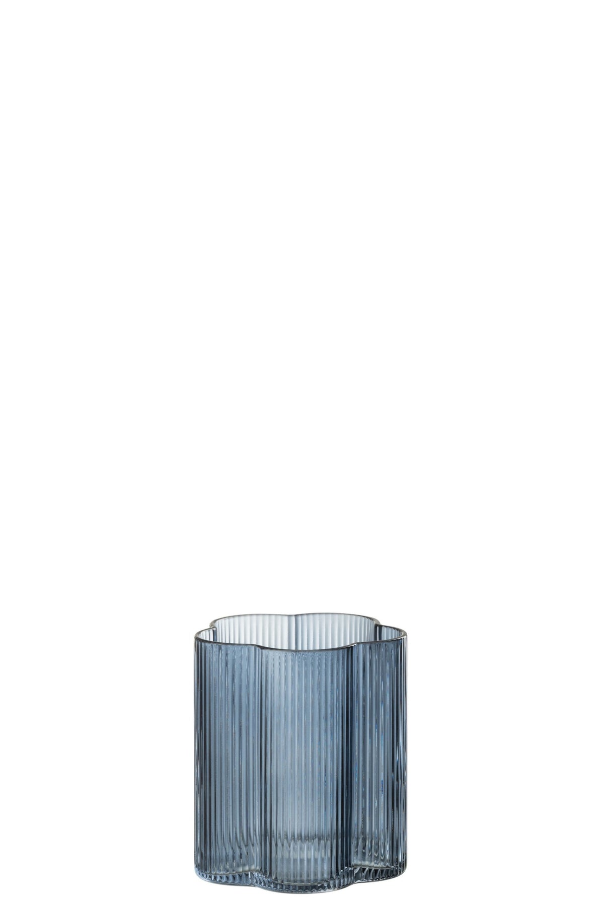 J-Line Fiore Water Glass 22 cl Dark Blue