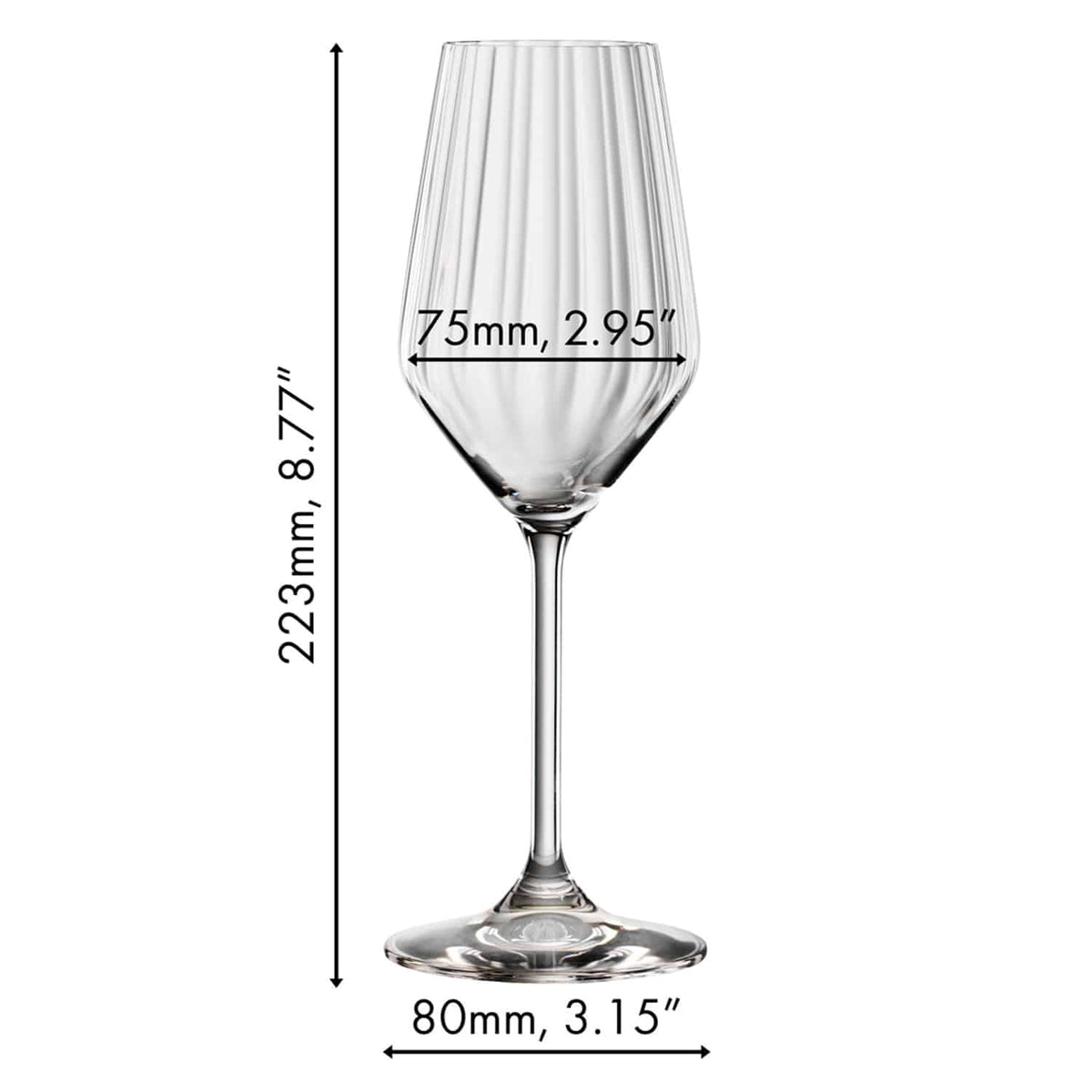 Spiegelau Lifestyle Champagneglas / Flute 31 Cl - 12 Stuks - Glazen.nl