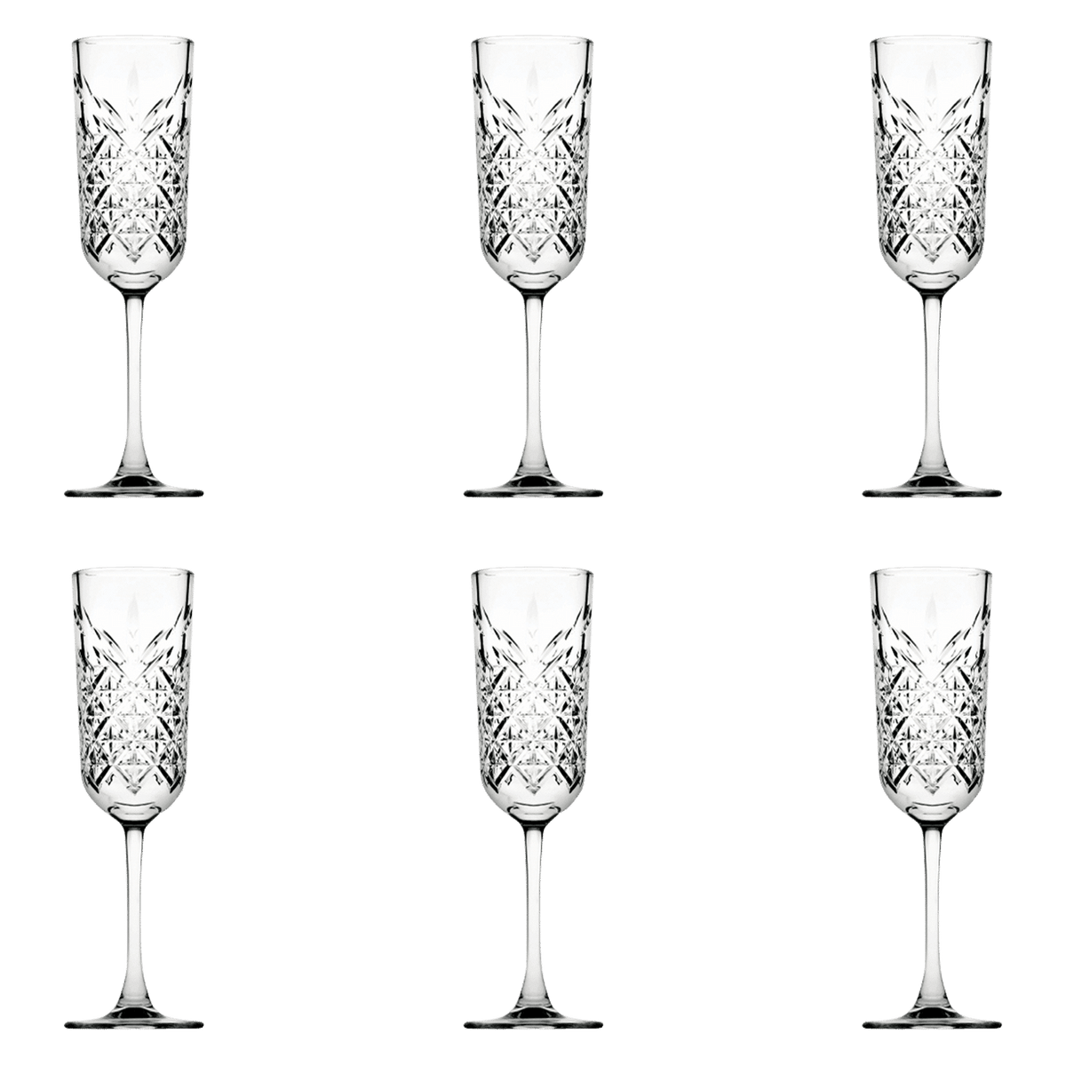 Pasabahce Timeless Champagneglas / Flute 17,5 Cl - 4 Stuks - Glazen.nl