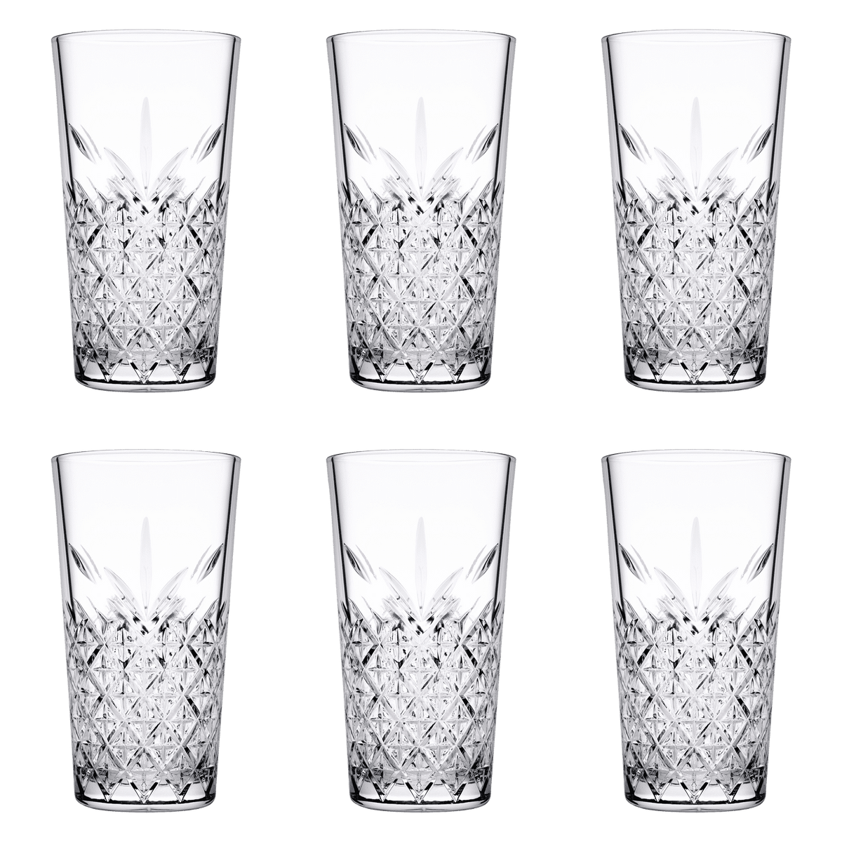Pasabahce Timeless Longdrinkglas 35,5 Cl Stapelbaar - 6 Stuks - Glazen.nl