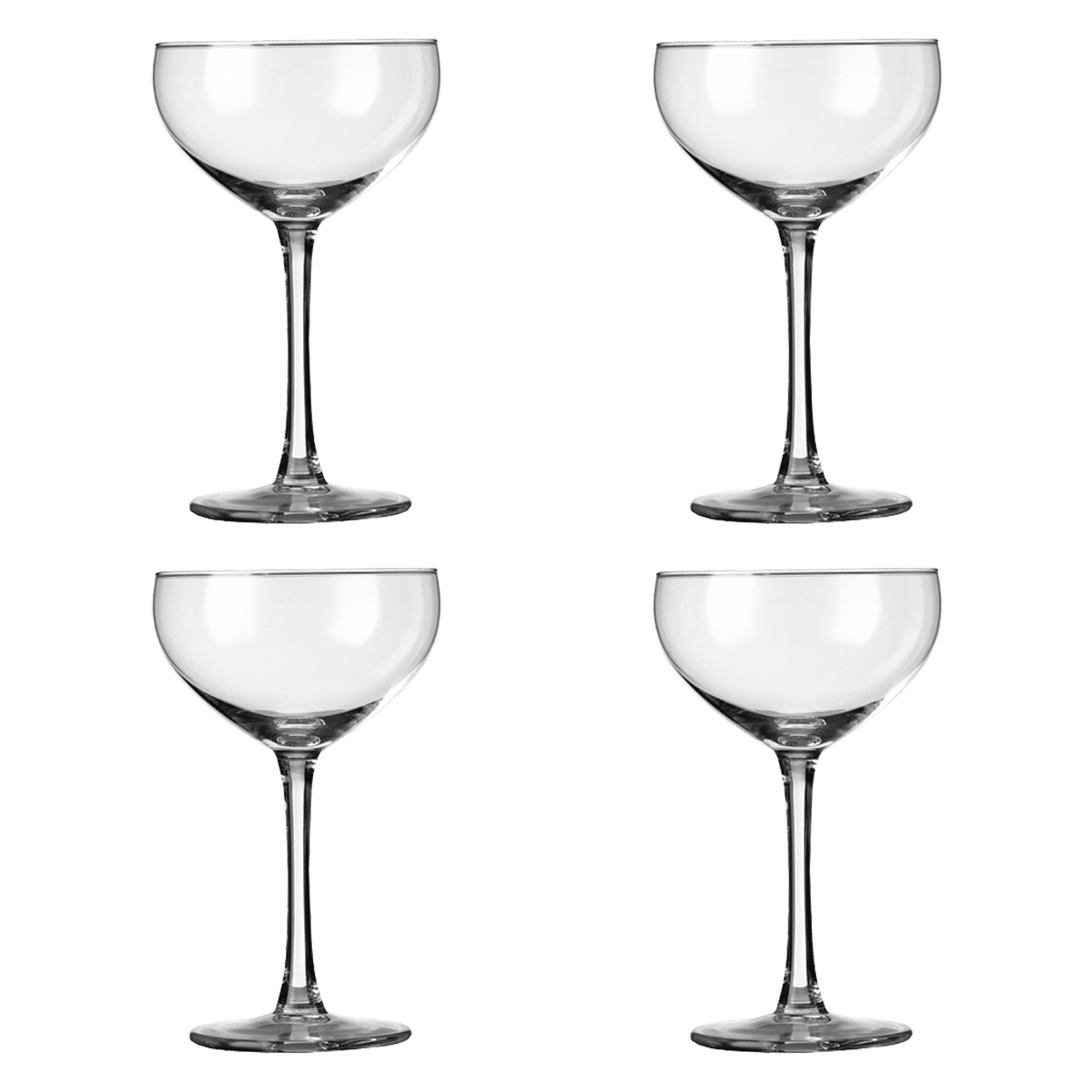 Royal Leerdam Cocktail Champagnecoup 24 Cl - 4 Stuks - Glazen.nl