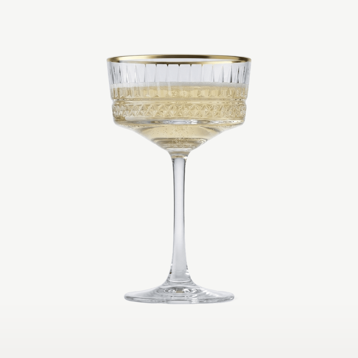 Pasabahce Elysia Champagneglas / Coupe 26 Cl Gouden Rand - 4 Stuks - Glazen.nl