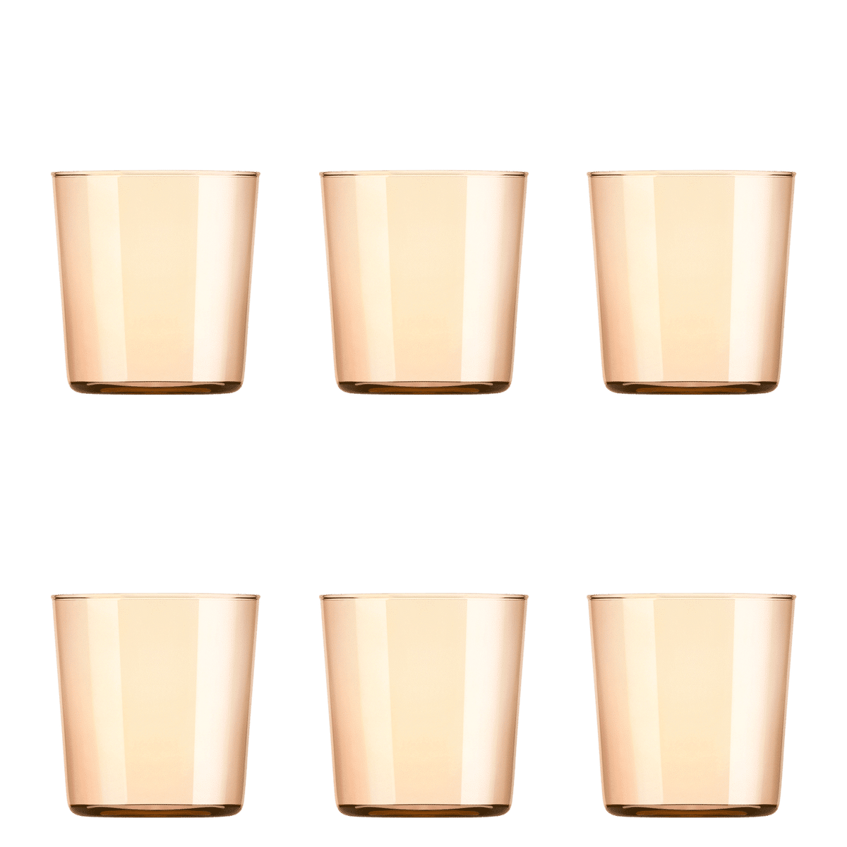 Onis Cidra Tumbler 37 Cl Geel - 6 Stuks - Glazen.nl