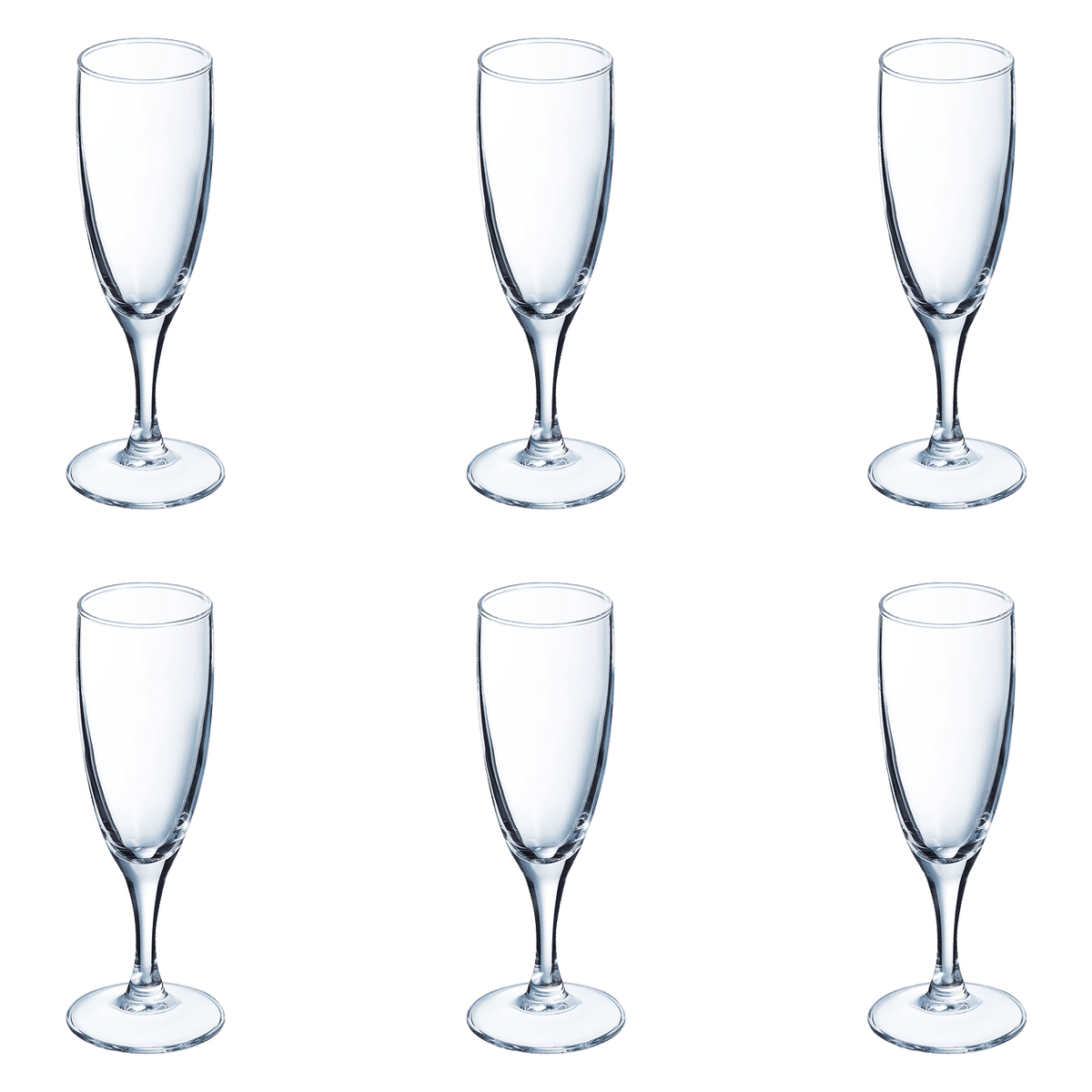 Arcoroc Elegance Champagneglas / Flute 10 Cl - 12 Stuks - Glazen.nl