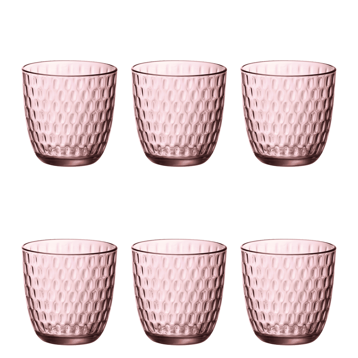 Bormioli Rocco Slot Tumbler 29 Cl Roze - 12 Stuks - Glazen.nl