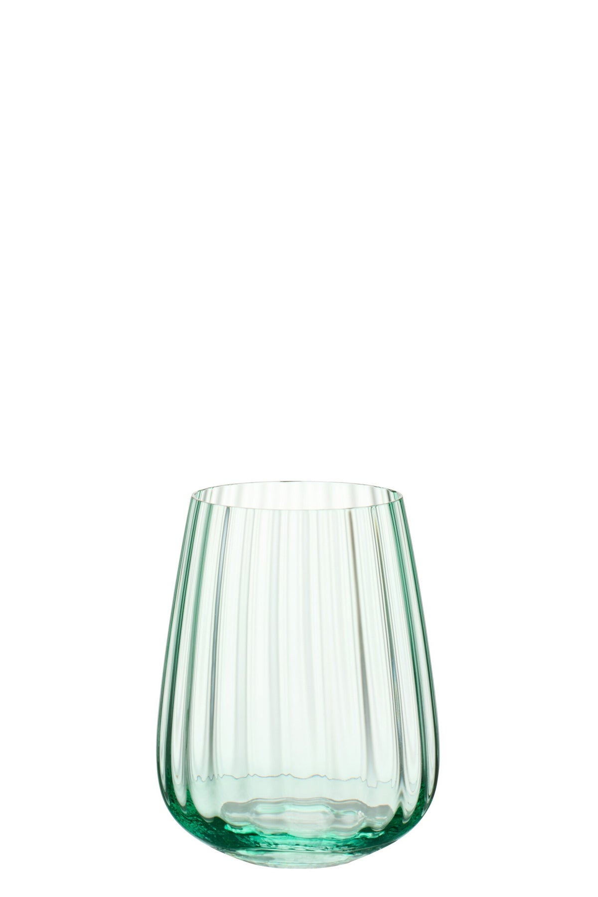 J-Line Water Glass 48 cl Ribbed Tall Green