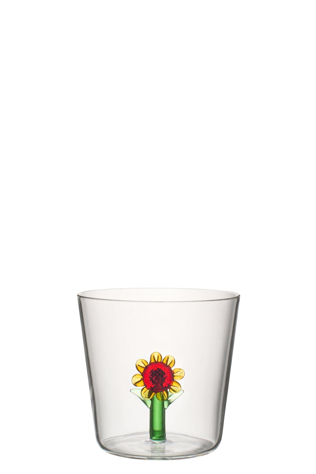J-Line Water Glass 30 cl Sunflower Assorted