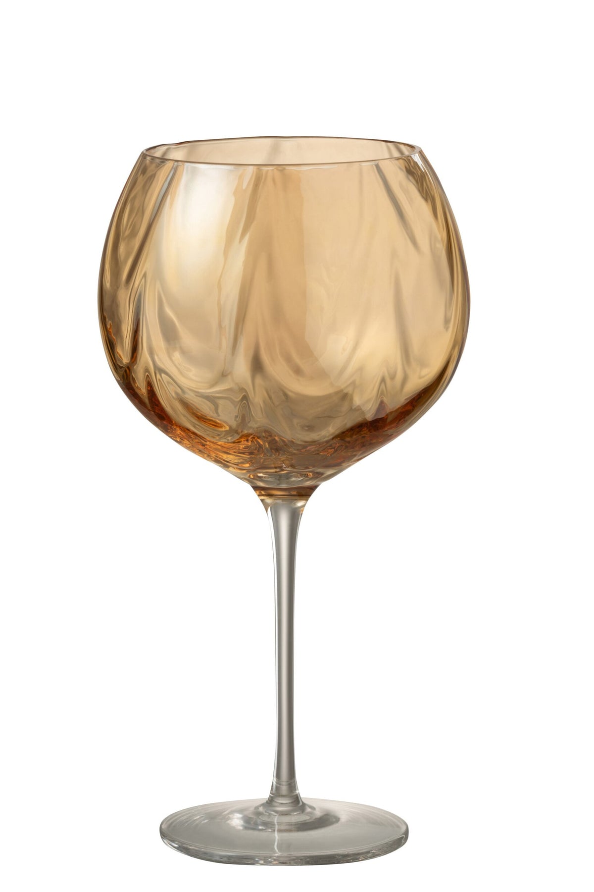 J-Line Kieliszek do wina 50 cl Nieregularny bursztynowy