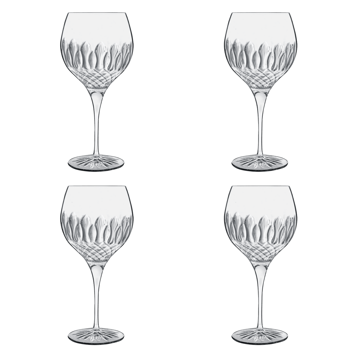 Luigi Bormioli Diamante Gin Tonic Glas 65 Cl - 4 Stuks - Glazen.nl