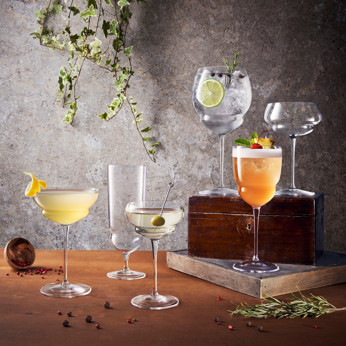 Luigi Bormioli Backdoor'20S Cocktailglas 30 Cl Great Gatsby - 6 Stuks - Glazen.nl