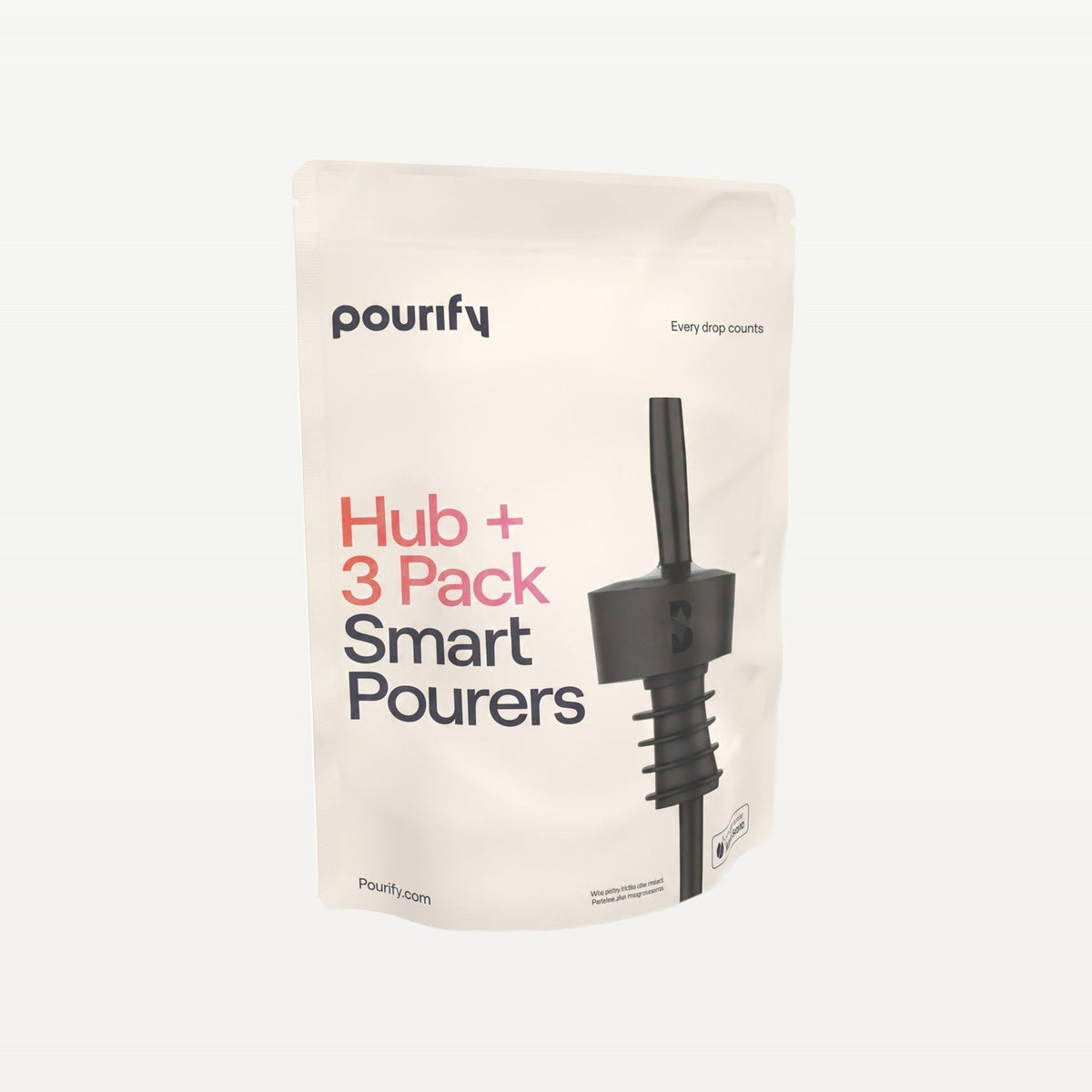 Bar Professional Pourify Hub met 3 Smart Schenktuiten