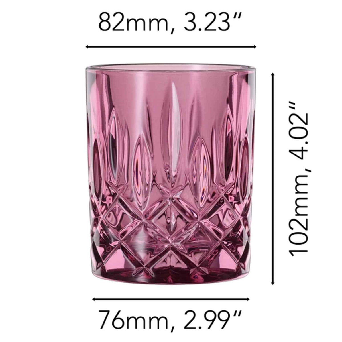 Nachtmann Noblesse Tumbler 29,5 Cl Paars - 2 Stuks - Glazen.nl
