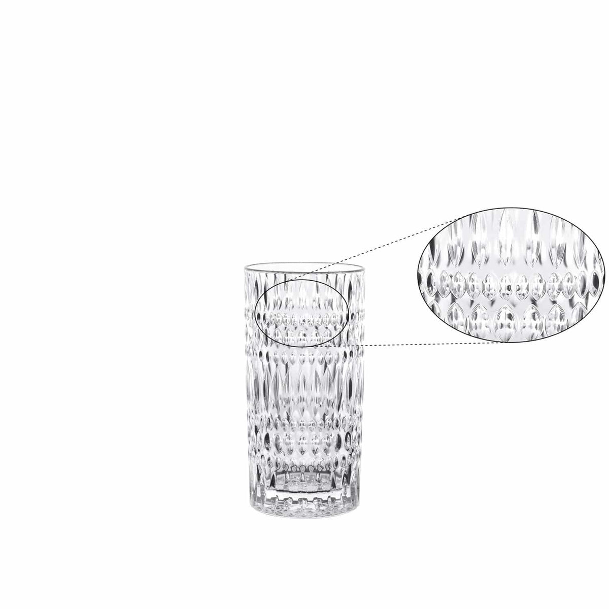 Nachtmann Ethno Longdrinkglas 42,2 Cl Latte Macchiato - 12 Stuks - Glazen.nl