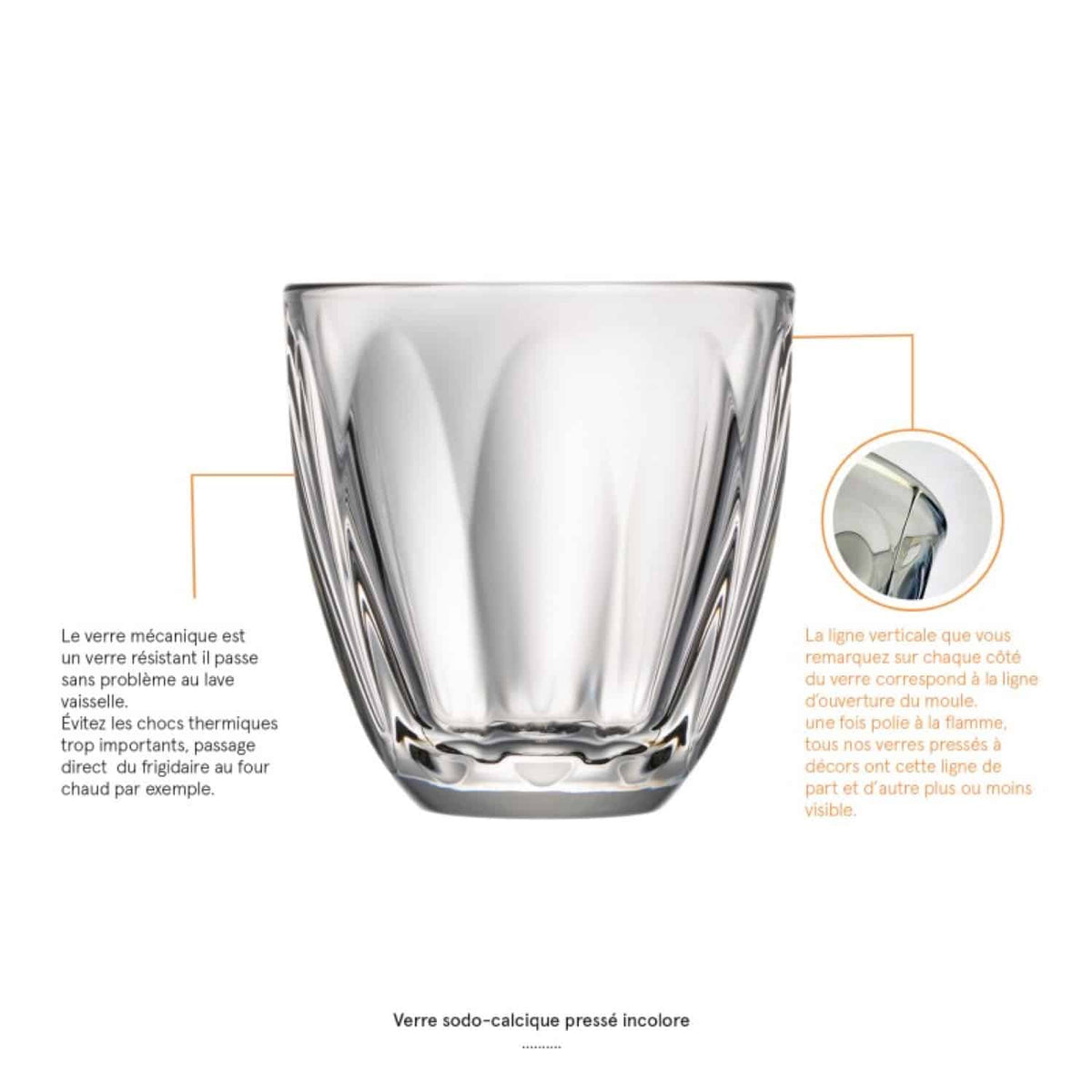 La Rochère Boudoir Tumbler 25 cl - 6 Stuks - Glazen.nl