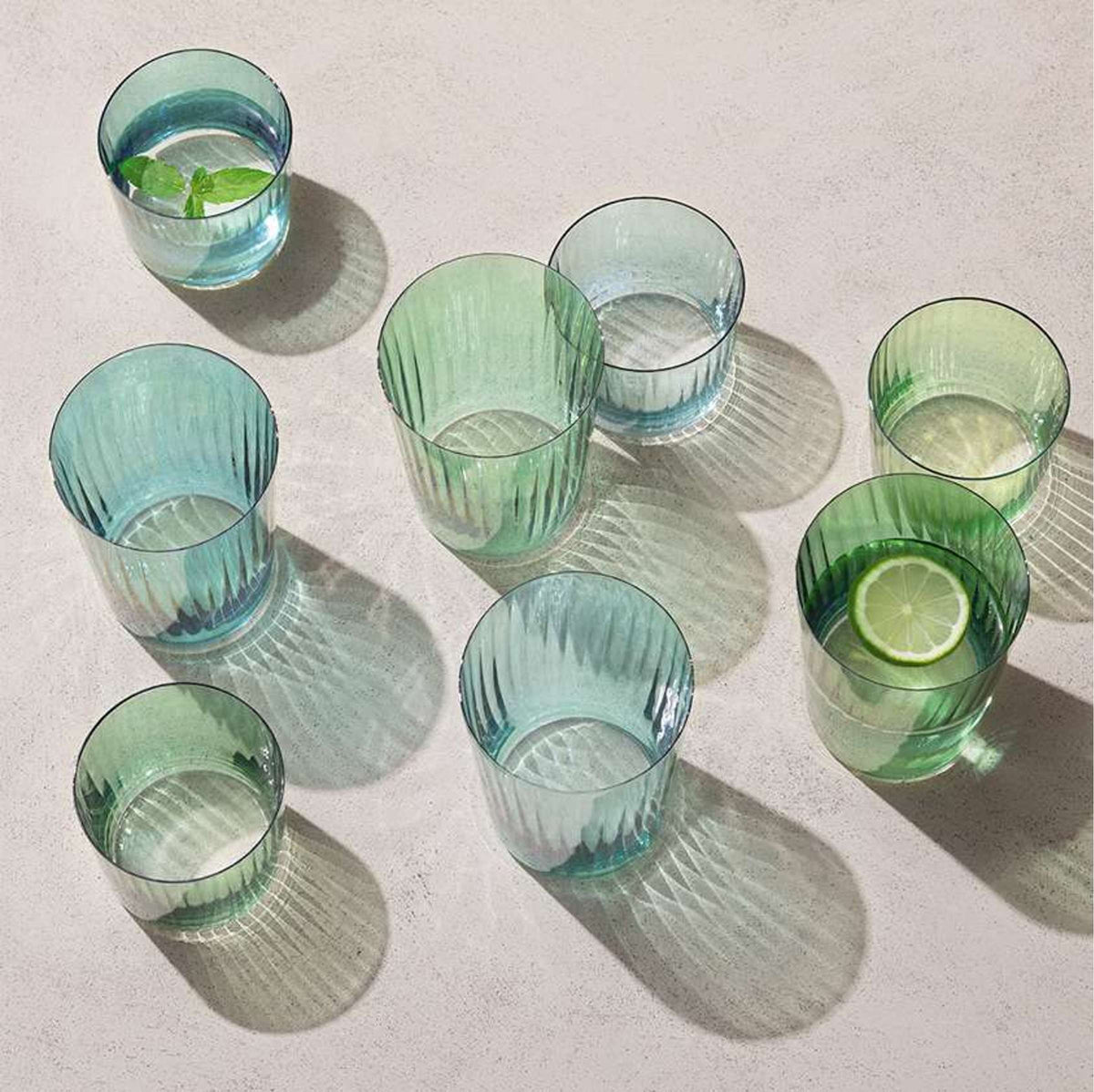L.S.A. Gems Tumbler 56 Cl Assorted Pink - 4 Pieces