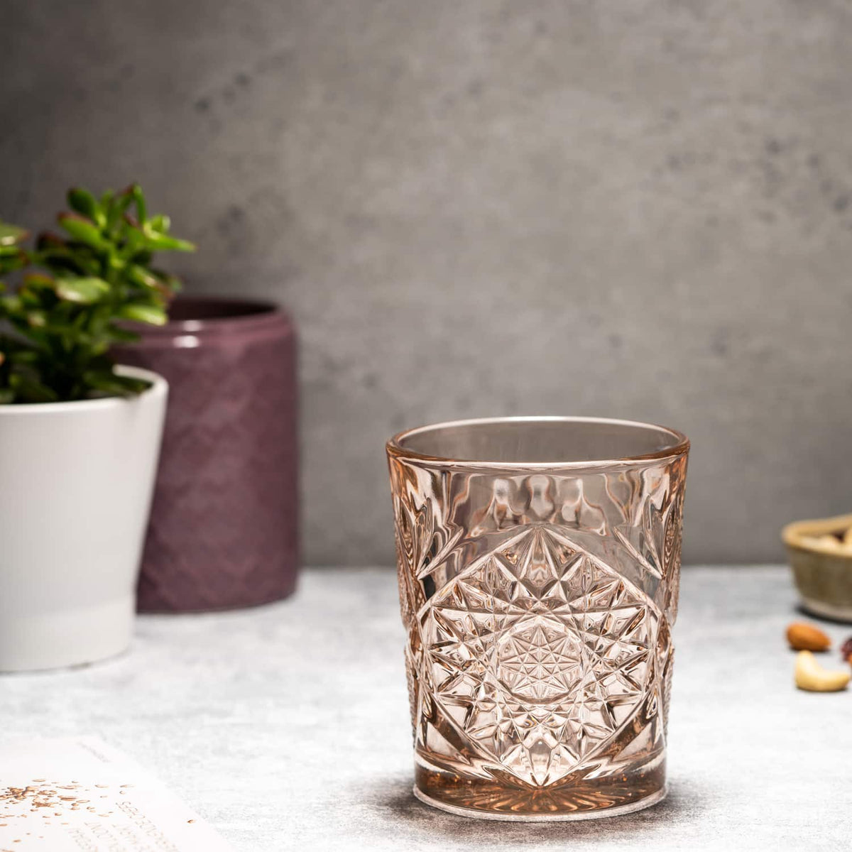 Onis Hobstar / Icon Tumbler 35 Cl Roze - 6 Stuks - Glazen.nl