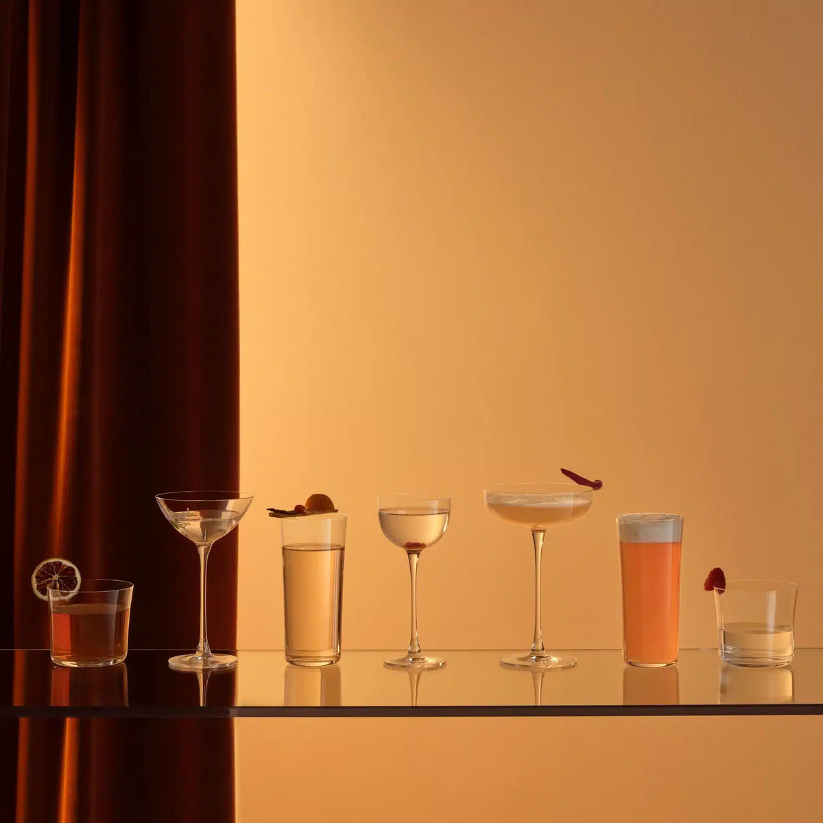 Nude Glass Savage Champagneglas / Coupe 22 Cl - 6 Stuks - Glazen.nl