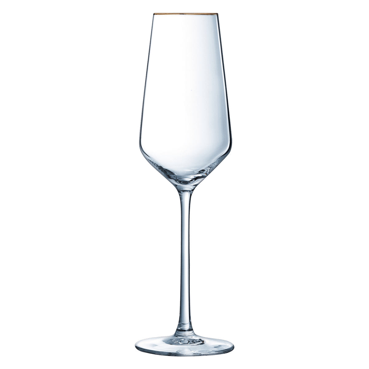 Eclat Ultime Champagneglas 21 Cl Gouden Rand - 4 Stuks - Glazen.nl