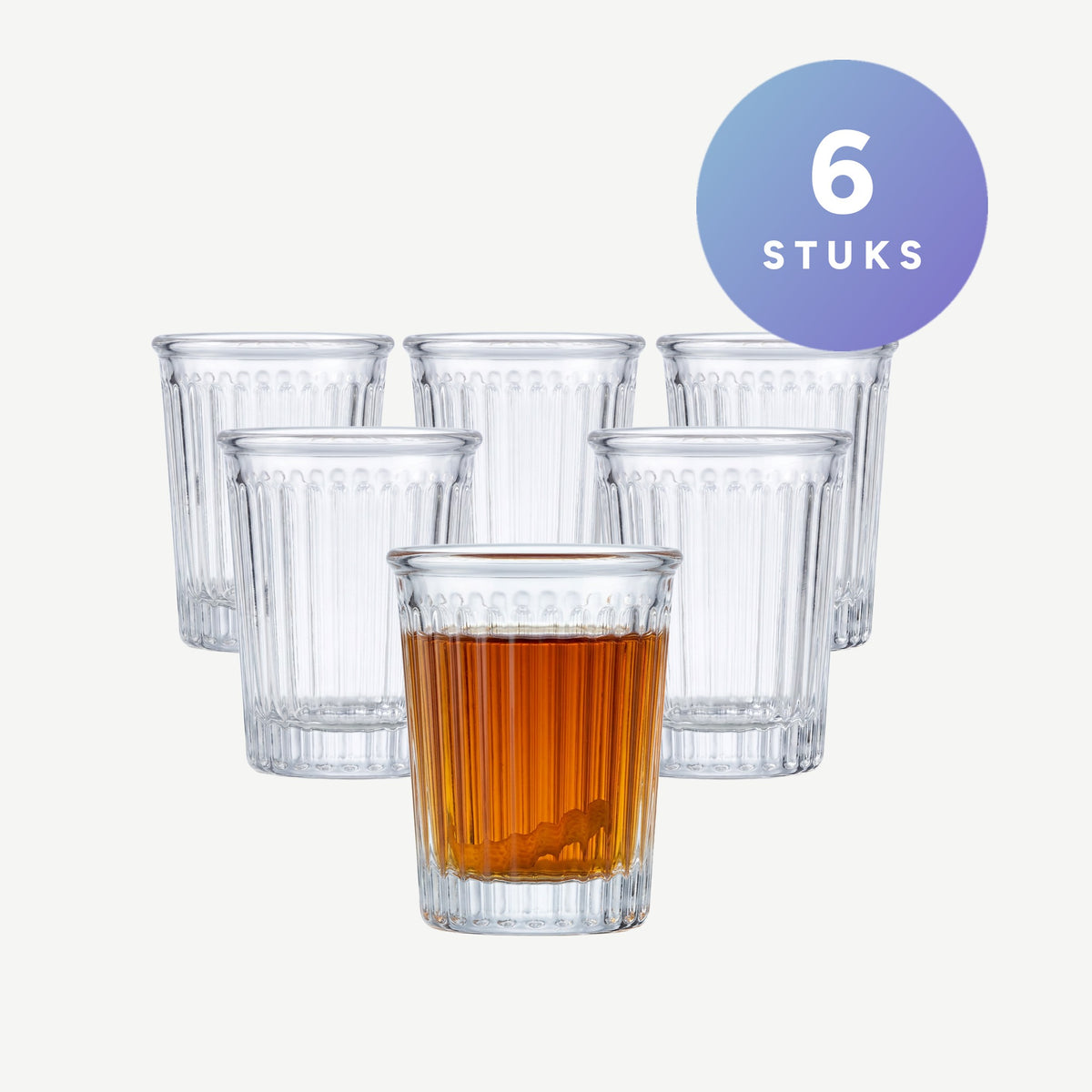 Set van 6 stuks Arcoroc New York Shotglas 3,4 Cl - 6 Stuks
