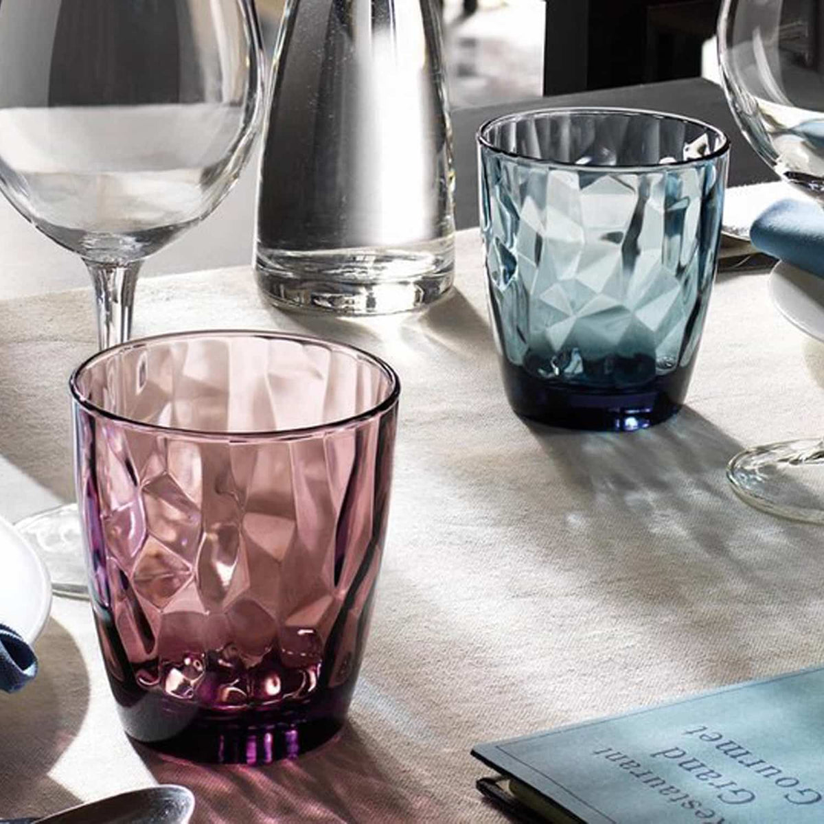 Bormioli Rocco Diamond Tumbler 30 Cl Blauw - 6 Stuks - Glazen.nl