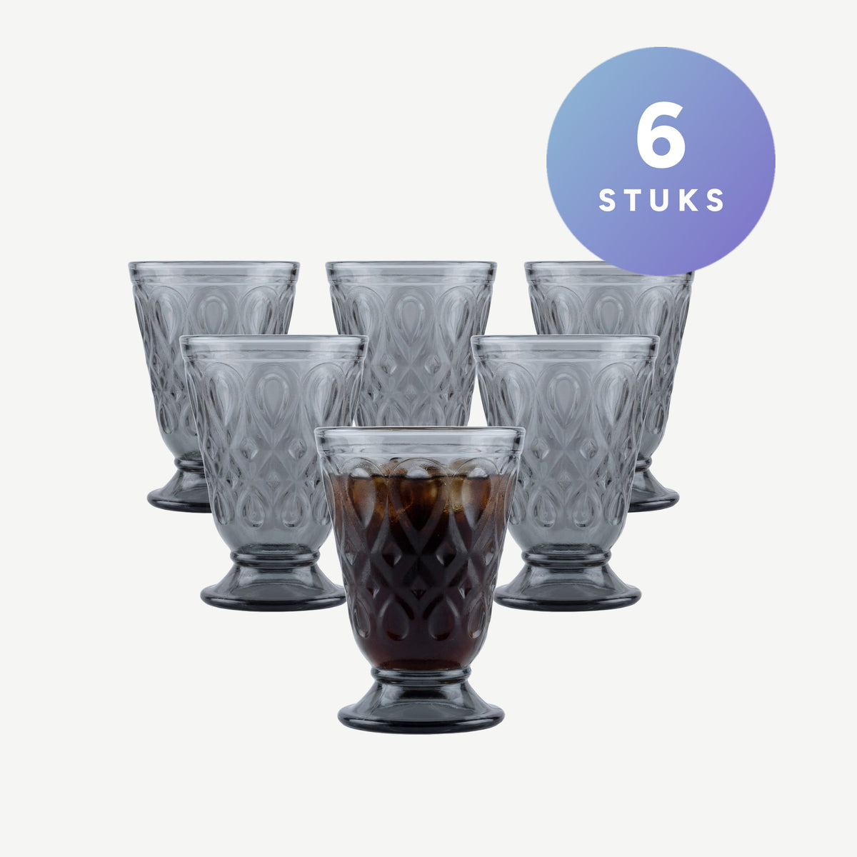 La Rochere Lyonnais Tumbler 20 Cl Grijs set van 6 stuks