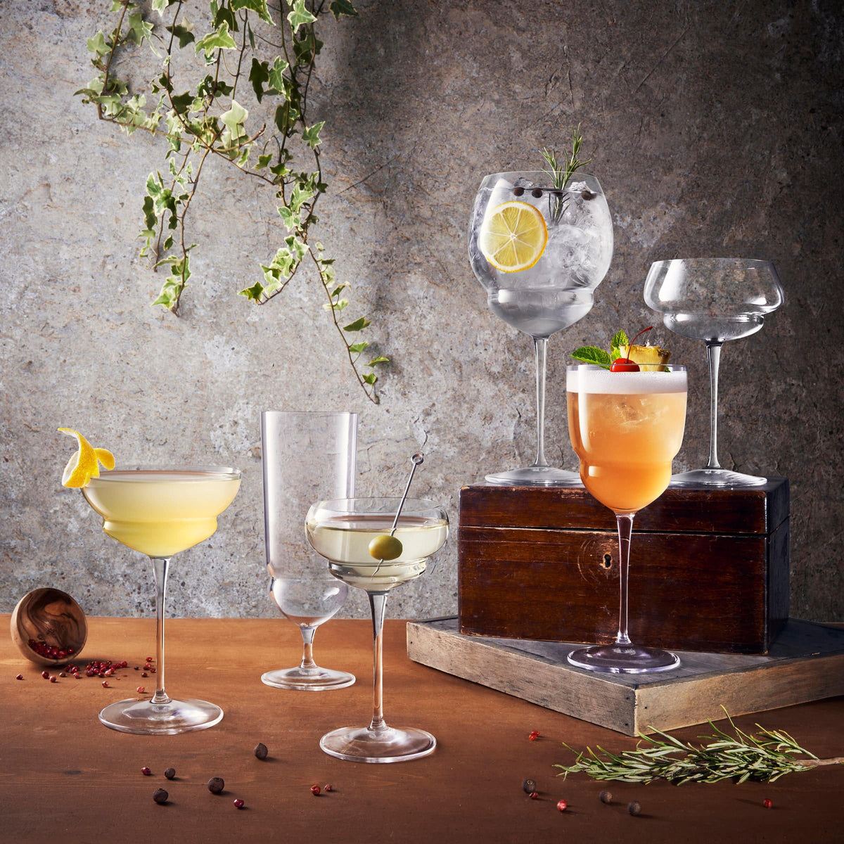 Luigi Bormioli Backdoor'20S Cocktailglas 17 Cl Nick & Nora - 6 Stuks - Glazen.nl