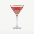 Pasabahce Timeless kieliszki do martini 23 cl ze złotym rantem – 4 sztuki