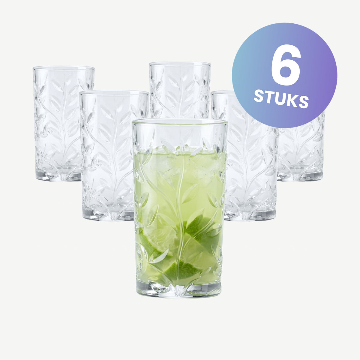 RCR Laurus Tumbler 25 Cl - set van 6 glazen