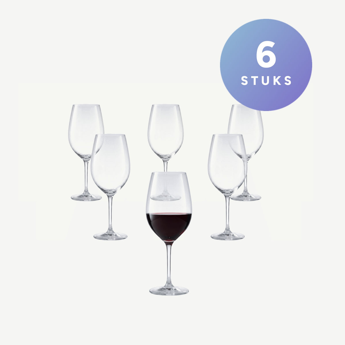 Set van 6 stuks Royal Leerdam L'Esprit Du Vin Wijnglas 53 Cl - 6 Stuks