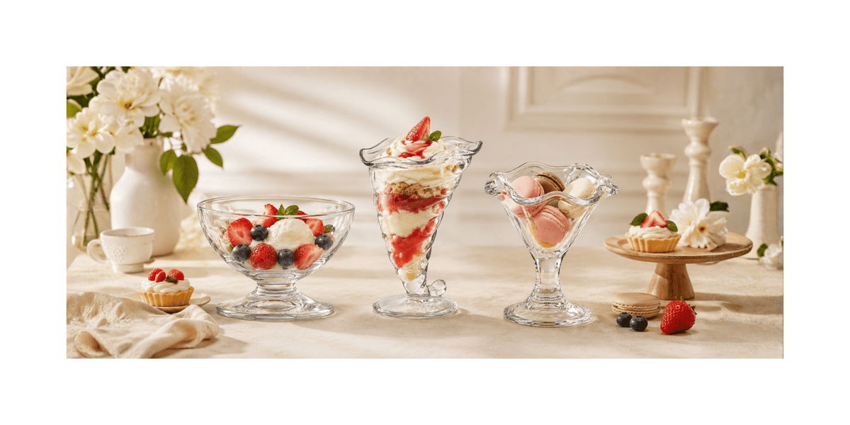 Dessert glasses
