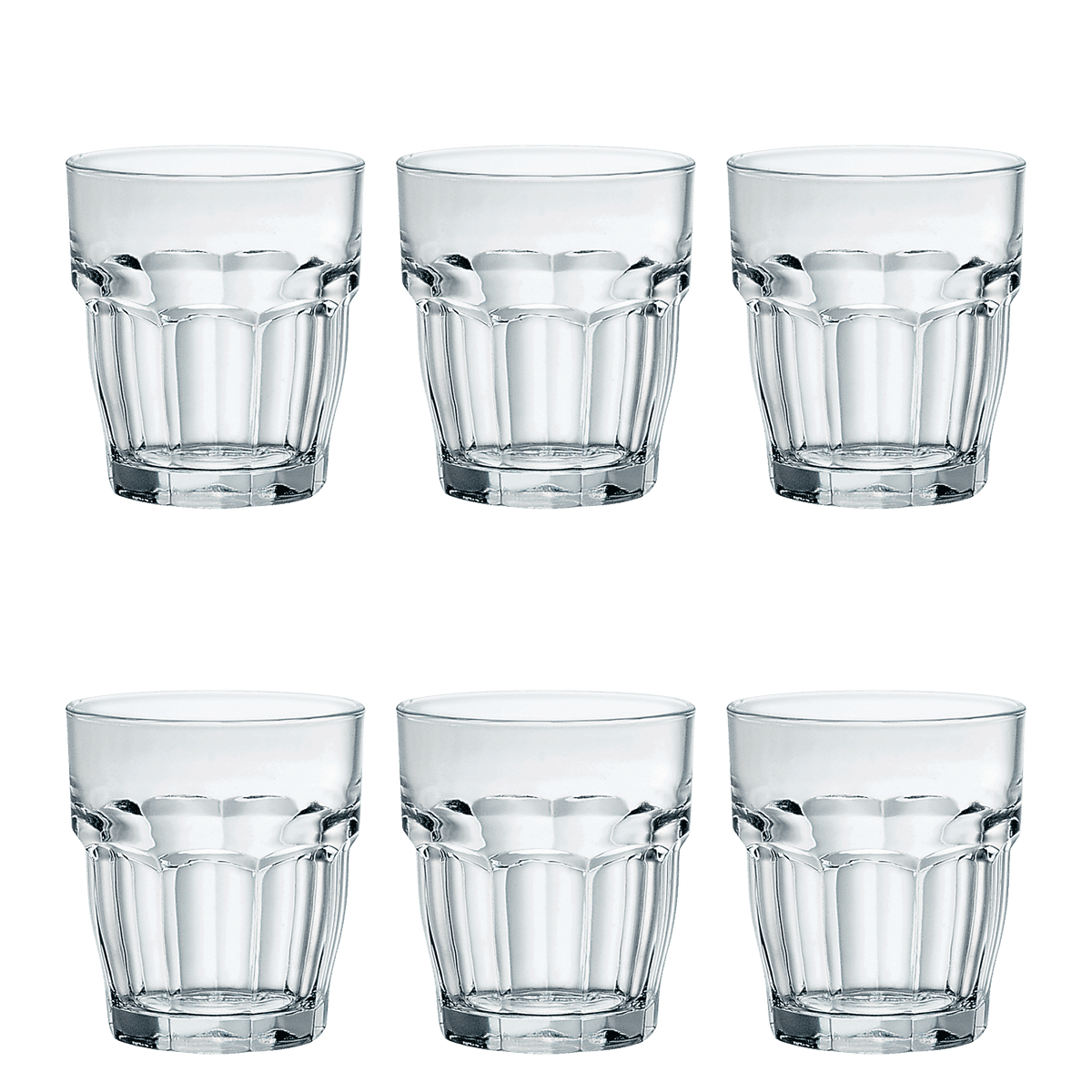Bormioli Rocco Rock Bar Tumbler 27 Cl Stapelbaar - 6 Stuks - Glazen.nl